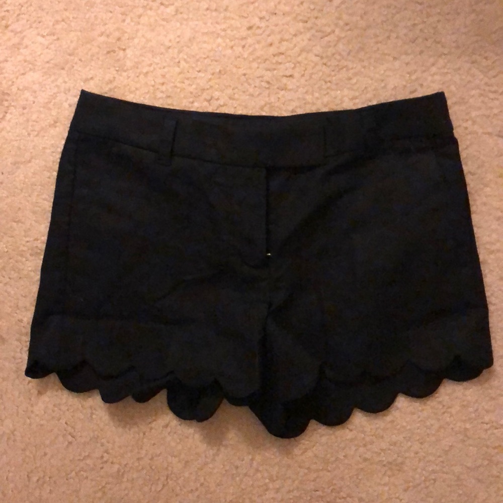 NWOT J Crew scalloped shorts